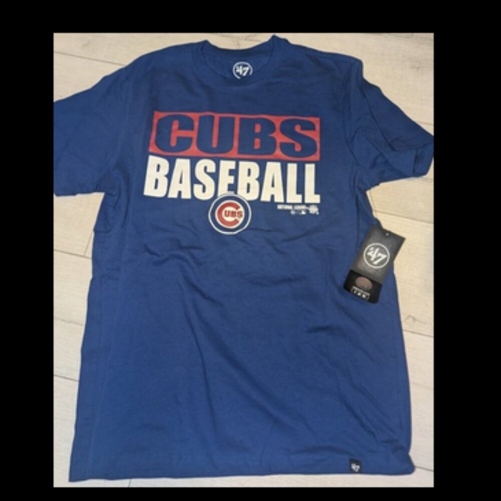NWT MLB Chicago Cubs ‘47 Mens T Shirt Size M
